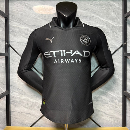 Maillot 25/26  Manchester City Extérieur player Manches Longues
