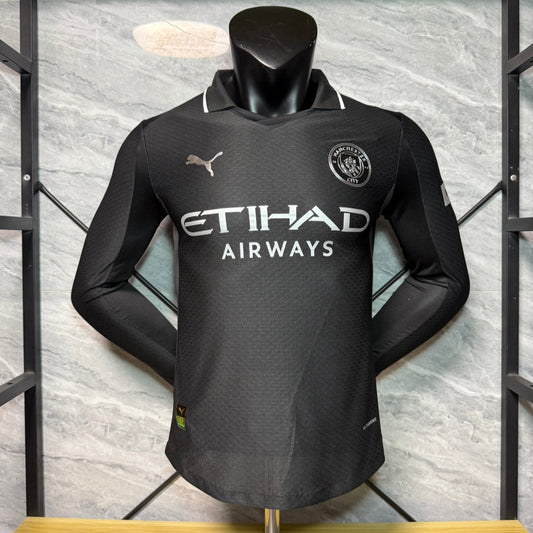 Maillot 25/26  Manchester City Extérieur player Manches Longues