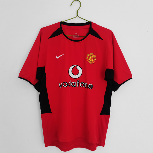 2002-2004 Manchester United Domicile maillot Retro