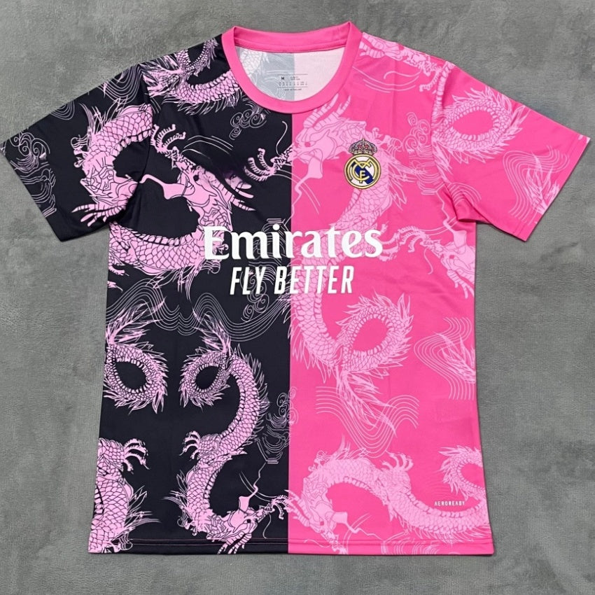 Maillot 25/26 Real Madrid Spécial style  dragon rose