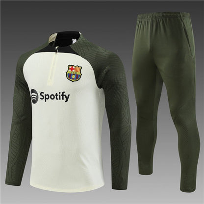 Ensemble FC Barcelone Beige-Kaki 2023 2024