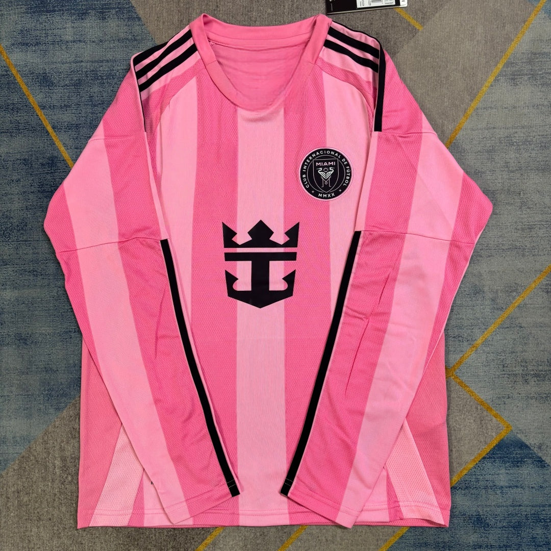 Maillot 25/26  Inter Miami Domicile   Manches Longues
